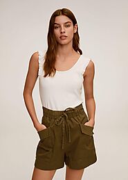 Buy Shorts for Women Online in India | Mango India