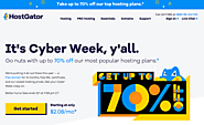 Hostgator Black Friday Cyber Monday 2020 Deals - 70% Off + Free Domain!