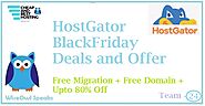 HostGator Black Friday Coupon Code 2020 [Live] – Free Domain + 71% Off