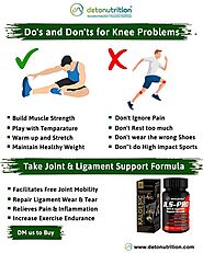 Buy Herbal Joint and Ligament Support Supplement from Detonutrition