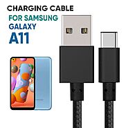 Samsung A11 Braided Charger Cable | Mobile Accessories