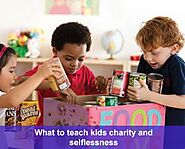What to teach kids charity and selflessness - Cambridge School Greater Noida