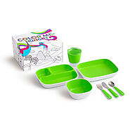 Munchkin Colour Me Hungry Dinning Set 7Pc