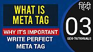What is Meta Tag? Complete Guide in Hindi | SEO Course for Beginners