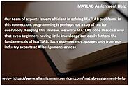 Get MATLAB Assignment Help by P.h.d. Expert Writer