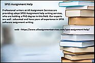 Get SPSS Assignment Help online by Australian Expert Writer