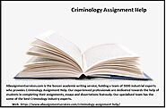Get Criminology Assignment Help By Australian Expert Writer