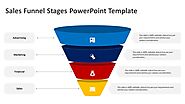Sales Funnel Stages PowerPoint Template | Sales PowerPoint Templates