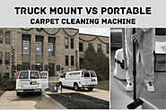 Truck Mounted vs Portable Carpet Cleaning Machine