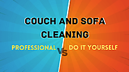 Professional vs DIY Sofa and Couch Cleaning