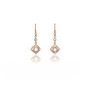 ROSE GOLD DIAMOND EARRINGS - Sofia Jewelry