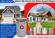 Rheem 50L Electric Hot Water System Plug-In