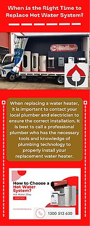 When is the Right Time to Replace Hot Water System?