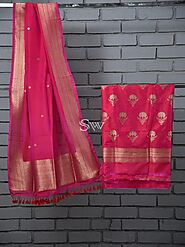 Handloom Banarasi Suit Online Collection - Sacred Weaves