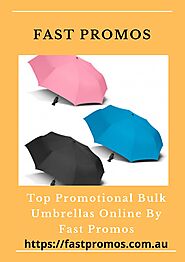 Top Promotional Bulk Umbrellas Online By Fast Promos