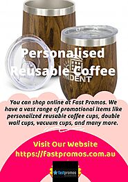 Top Personalised Reusable Coffee Cup | Fast Promos