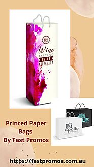 Buy Affordable Printed Paper Bags online By Fast Promos