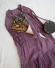 Grape Basket Tier Dress | Buna Studio