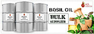 Basil Oil Suppliers | Bulk Manufacturers of Basil Essential Oils & Exporter INDIA