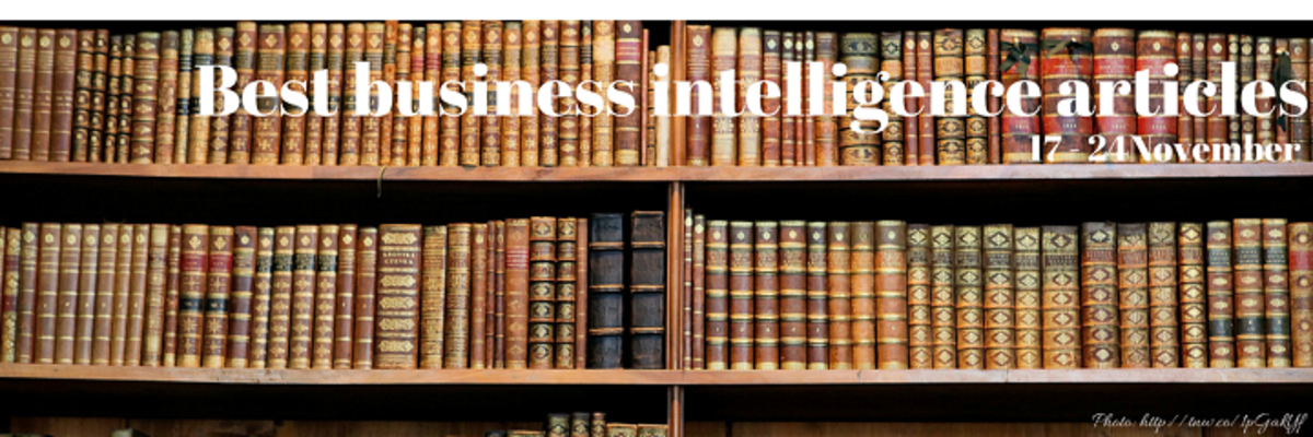 Headline for Best business intelligence articles, 17 - 24 November
