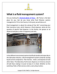 What is a fluid management system? | edocr