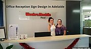 Office Reception Sign Design in Adelaide