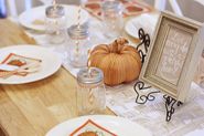 Thanksgiving Dinner Table - Set the Thanksgiving table with Just Artifacts
