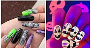 23 Most Beautiful Halloween Acrylic Nails - The Beauty of Nail Arts