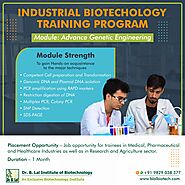 Industrial Biotechnology Training Program | Module: Advance Genetic Engineering