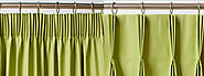 What are the different types of pleated curtain available in Chennai RWS?