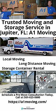 Hire Experts for Local and Long Distance Moving Services in Jupiter, FL