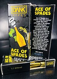 Ace of Spades Dank Vapes Full Gram Cartridges
