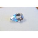 0.78 ct Natural blue Beryl Aquamarine pear cut loose gemstone for sale