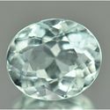 1.78 ct Natural bright light blue Aquamarine oval cut loose gemstone