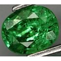 0.73 ct Natural green garnet Tsavorite loose gemstone oval cut for sale