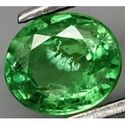 0.76 ct Natural bright green garnet Tsavorite loose gemstone oval cut for sale