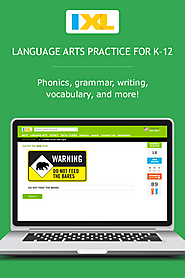 IXL Language Arts | Topics for pre-K to 12th grade