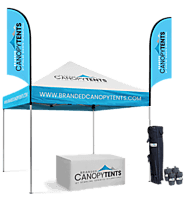 Shop! Logo Pop-Up Tent for On-The-Go Branding At Events