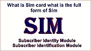 SIM card क्या है, SIM का full form क्या है - Apsole