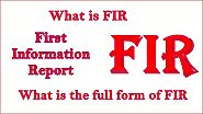 FIR क्या है FIR का full form क्या है FIR कैसे करें - Apsole