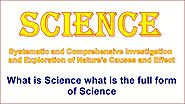 What is science What is full form of science - Apsole