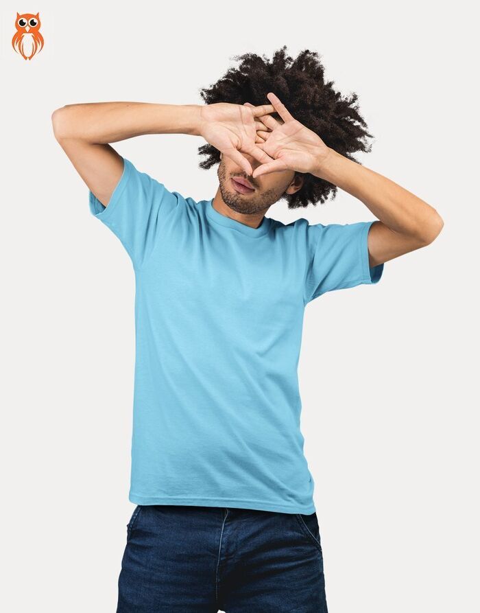 Men Plain TShirts Online In India Buy Plain TShirts For Men Online