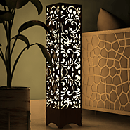 Modern Designer Wood Table Lamp / Table Light / Modern Lamp – WallMantra