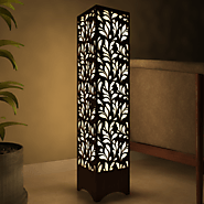 Leaf Design Wooden Floor Lamp / Side Light / Modern Lamp – WallMantra