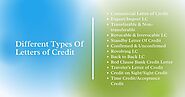 Different Types of Letters of Credit