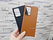 Genuine Leather Cover Galaxy S21 Ultra