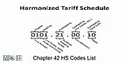 HS code list of Chapter 42
