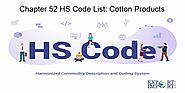 Chapter 52 HS Codes