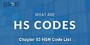 HSN Codes of Chapter 53, Harmonized System Codes List Chapter 53