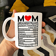 Mom Nutrition Facts Label Mug - Serving size: 1 Amazing Woman – Not The Worst Gift